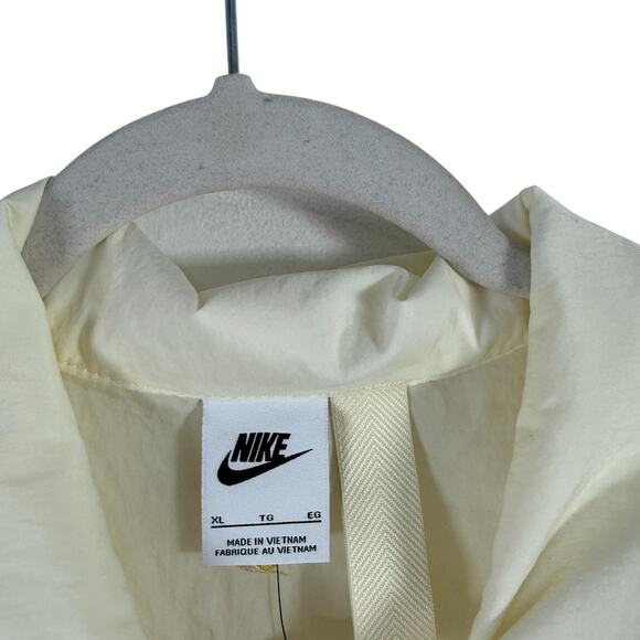 Nike Unlined Coaches Jacket Yellow Coconut Milk Embroider DM5055-113 NEW Mens XL - Picture 5 of 9